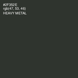 #2F352E - Heavy Metal Color Image